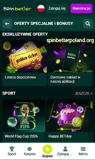 Bonusy i promocje SpinBetter Polska