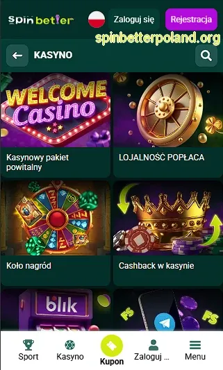 Promocje kasynowe w SpinBetter Polska